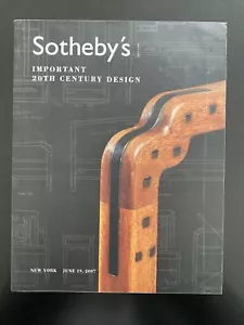 Important 20th Century Design ~ Sotheby's New York ~ June 19, 2007 - Picture 1 of 12