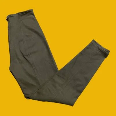 GIORGIO ARMANI Womens 90s Vintage Pants Jeans Simint SZ: L Khaki ZIP Made In It - Image 1 of 4