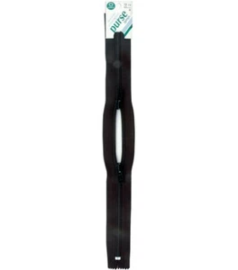 Coats & Clark PURSE Zipper 12" 30cm Black Dual Sliders - Picture 1 of 1