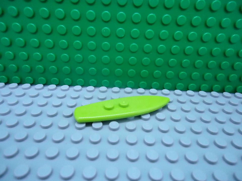 Lego mini figura 1 tabla de surf verde lima deportes NUEVO Foto 1 de 1