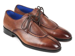 Paul Parkman Split Toe Men's Brown Derby Shoes (ID#8871BRW) - Picture 1 of 1