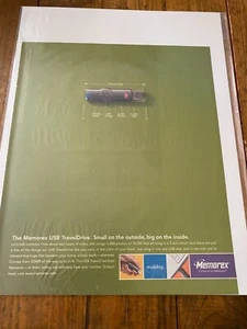 Vintage 2005 Memorex USB Travel Drive ad - Picture 1 of 1