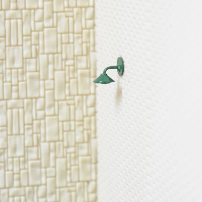 5 x OO / HO scale street bracket light model wall lamp posts LED building #R21BG - Image 1 of 4