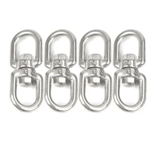 3 Pcs Garden Decor Stainless Steel Swivel Ring Pot Hanger Extensions - Bild 1 von 12