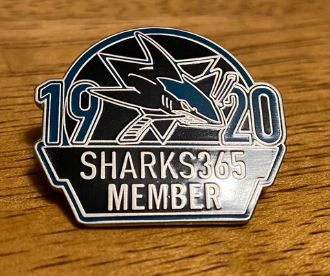 SHARKS SAN JOSE SEASON TICKET HOLDER 2019-20 NHL HOCKEY PIN Cover