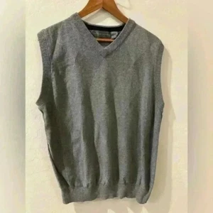 Oscar de la Renta graue Weste mit Rautenmuster L - Bild 1 von 4