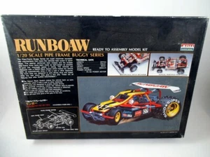 Kit Runboaw Vintage ARII Giappone 1/20 Off Road Telaio Pipe Buggy 4WD Tamiya Aoshima - Foto 1 di 4