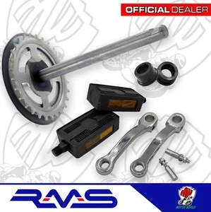 KIT PEDALI PEDIVELLE ASSE PIAGGIO CIAO SI 50 P PV PX PXV E1 E2 MIX TEEN BRAVO 3 - Imagen 1 de 1
