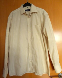hochwertiges ETERNA 100% Öko Baumwolle Hemd Gr. 52/ L / 42 gelbbeige - Imagen 1 de 2