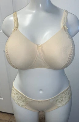 NWT-Amoena Mariella vanilla #44836 Wireless Pocketd Surgical Bra or Panty #44837 - Image 1 of 4