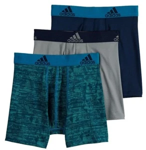 Adidas L124622 Kids Performance Climalite Graphic 3-Pack Boxer Briefs Size L - Picture 1 of 3