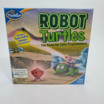 Robot Turtles Board Game Basic Coding Concepts for Preschoolers Thinkfun 2014 - Image 1 of 4