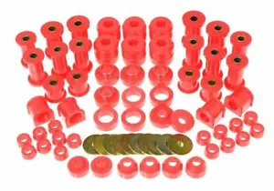 Prothane TOTAL Complete Suspension Bushing Kit (Red) FOR 1987-1996 Jeep Wrangler - Picture 1 of 1