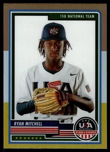 2023 Panini Stars & Stripes RYAN MITCHELL BRONZE SILVER & GOLD PRIZM #34 - Picture 1 of 2