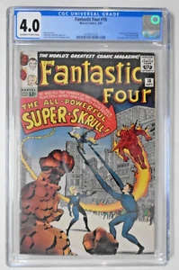 Fantastic Four #18; CGC 4.0/VG/OW/WP. Origin / 1st Super-Skrull - Bild 1 von 3