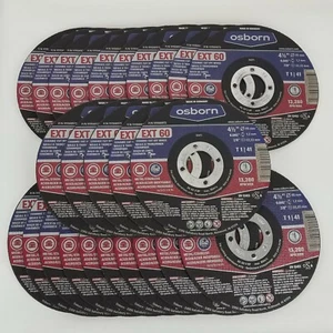 Osborn Cut Off Disc 4-1/2" x 0.045 x 7/8" 25pcs Ceramic, EXT 60 grit, Type 1 - Picture 1 of 1