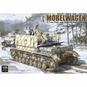 Vagón móvil Border BT-007 1/35 3,7 cm antiaéreo en Fgst Pz.Kpfw lv(sf) - Imagen 1 de 7