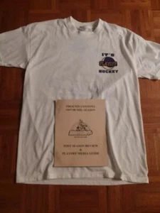 PHOENIX COYOTES 1997-98 season review/playoff guide and WHITEOUT 98 t-shirt (XL) - Picture 1 of 3