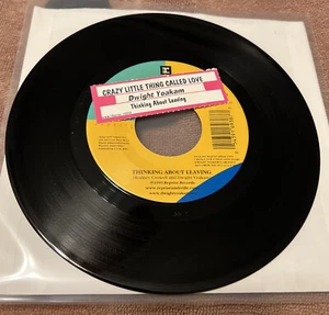 Dwight Yoakam 45 Vinyl record- Crazy Little Thing Called Love Jukebox Strip - Picture 1 of 2