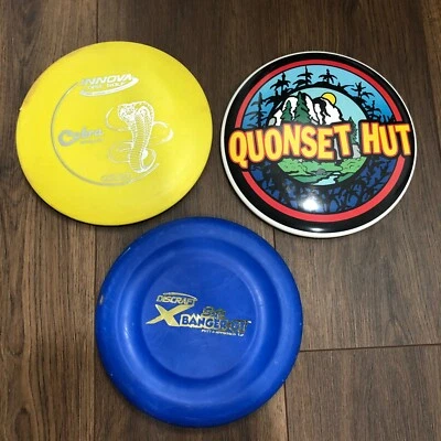 Innova DX COBRA / Discraft Soft Banger GT Elite X / Quonset Hut Disc Golf LOT - Image 1 of 4