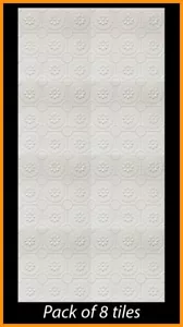 Fotografia Sfondo Sfondo 20x20 Polistirolo Soffitto Piastrelle Confezione da 8 12 R36 - Foto 1 di 5