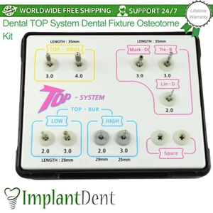 Kit de osteotoma dental TOP sistema plástico acero inoxidable herramienta de odontología - Imagen 1 de 11