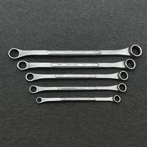 Vintage PENNCRAFT 5pc SAE Box End Wrench Set 12 Point Made In USA - Picture 1 of 7