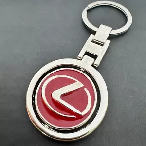 LEXUS Keychain - Logo Rotates on an Axis Unique Design RED - Picture 1 of 5