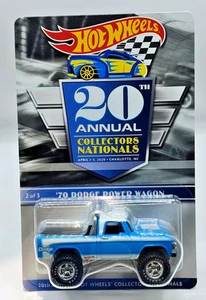 Hot Wheels 20th Annual Nationals 70 DODGE POWER WAGON LIMITED EDITION Real Rider - Picture 1 of 7