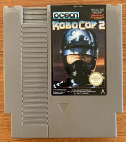 NES ~ ROBOCOP  2 ~ Nintendo Game 3 Screw NES-2C-AUS Game Cart Only Pal A