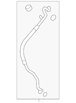 Manguera de presión genuina Nissan 92480-4AY0A Foto 1 de 2