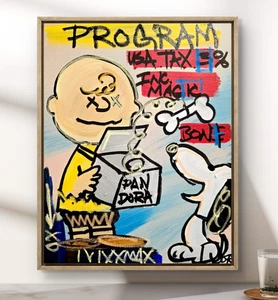 Corbellic Pandora Box Program 14x11 Original Fun Pop Art Funky Bedroom Design - Picture 1 of 8