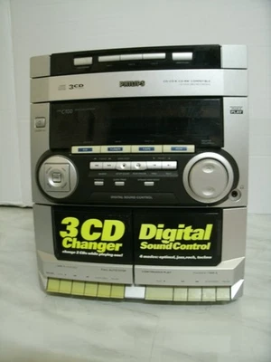 Philips 3 CD Changer Hi-Fi System Tape / Radio Model FW C-100/22 No Speakers - Image 1 of 4