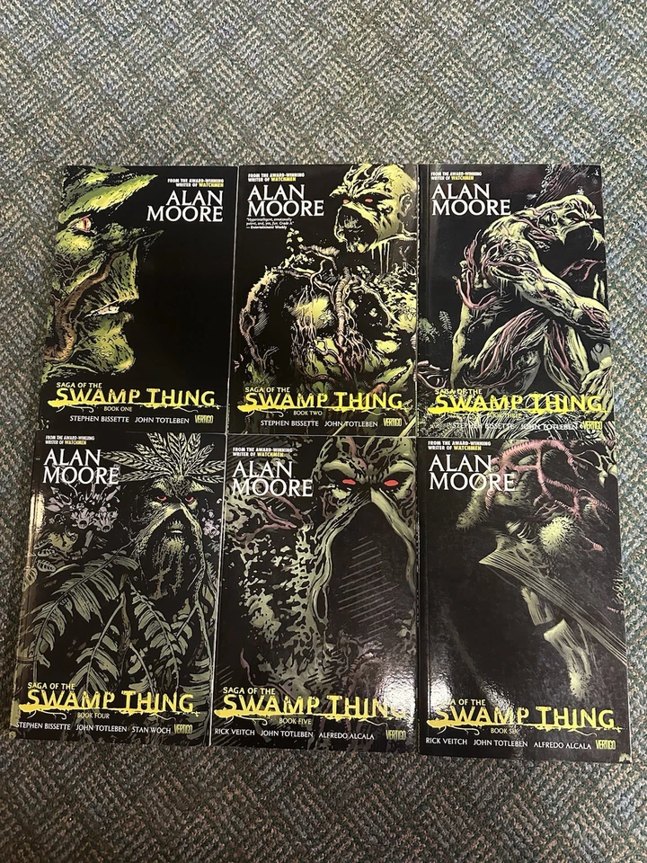 Libros Saga of the Swamp Thing de Alan Moore 1-6 Foto 1 de 2