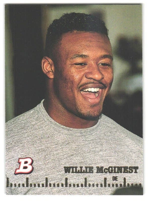 1994 Bowman Willie McGinest #4 RC - Image 1 of 2