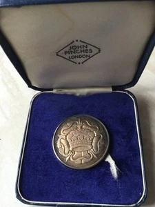 John Pinches Duke of Windsor Memorial Sterling Silber Münze 1972 verpackt 27g im Etui - Bild 1 von 11