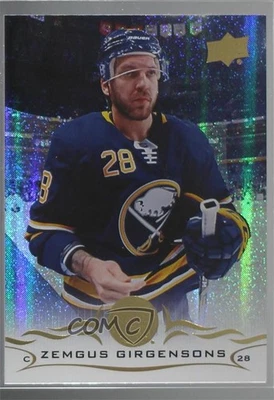 2018-19 Upper Deck Speckled Rainbow Foil Zemgus Girgensons #22 - Image 1 of 2