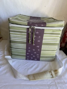 Scentsy Dochtlose Tragetasche 12x12x10 Quadratische Aufbewahrungstasche mit Tischdecke & Banner - Bild 1 von 7