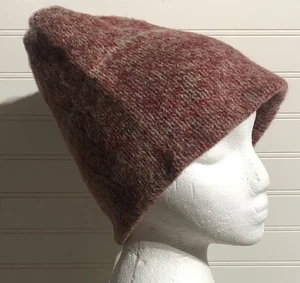 Gorro tejido de lana rojo/blanco Columbia vintage unisex O/S - Imagen 1 de 11