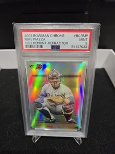 2002 Bowman Chrome 1992 Reprint REFRACTOR Mike Piazza - PSA 9 - Picture 1 of 1