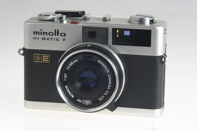 Minolta Hi Matic F 2,7/38mm Messsucherkamera "mangels Batterie nicht getestet" - Bild 1 von 4