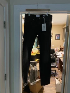 $200 Frame The SLIM Mid-Rise Cotton Blend DARK GRAY Jeans Mens Size 32X32 - Picture 1 of 2