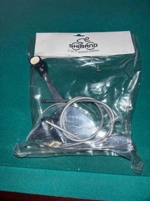 Muscle Bike Stick Shifter 1970s SHIMANO Stick Control NOS + bracket for others - Image 1 of 4