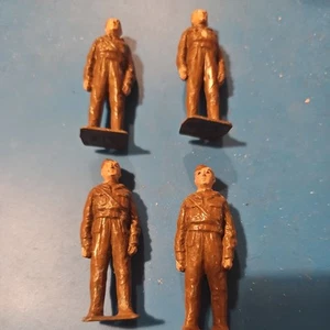vintage JOHILLCO British Army Hollow cast figures WW1 4 x soldiers lot 3 - Picture 1 of 17
