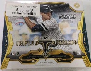 2020 Topps Triple Threads MLB Baseball HOBBY Factory Sealed Box - Picture 1 of 3