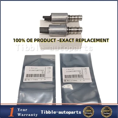 2 x OEM Variable Valve Timing Control Solenoid for 2002-2013 Mini Cooper 1.6L — 第 1/4 张图片