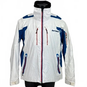 Sun Vally Gore-tex wasserdichte weiß rot blau Ski Schnee Jacke Gr. XL - Bild 1 von 17