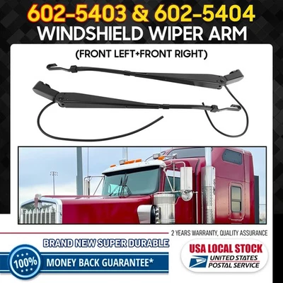 Windshield Wiper Arm Kit For Kenworth T600 T660 T800 R23102912 602-5404 602-5403 - Image 1 of 4
