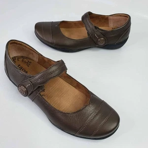 Taos Applause Mary Jane Damen-Flats Espresso braun Leder Größe 11 - Bild 1 von 9