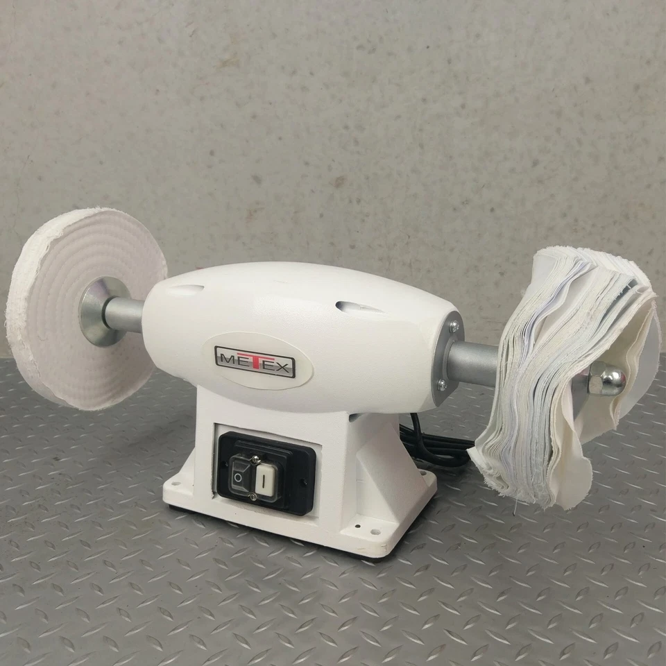 Bench Polisher Buffer METEX 250mm 1500w Industrial Machine Buffing Polishing - image 1 of 4
